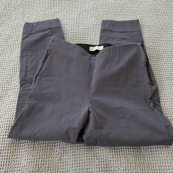 EverlaneThe Side Zip Cotton Stretch Pants Grey- 8 - Picture 7 of 10